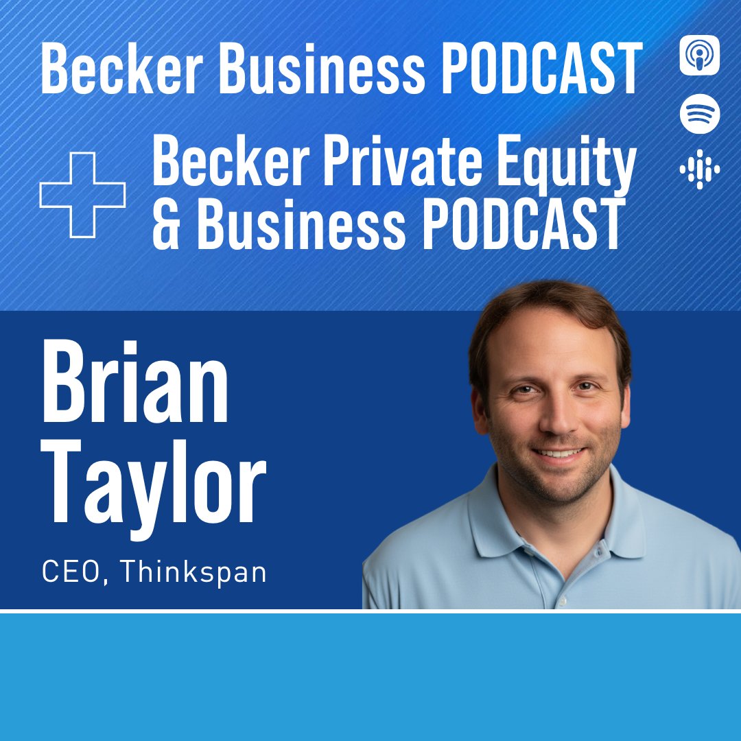 "January Founder of the Month: Brian Taylor, Founder of <a href="/Thinkspan/">Thinkspan</a> 12-4-25"

Listen Here: beckerprivateequityandbusiness.com/january-founde…