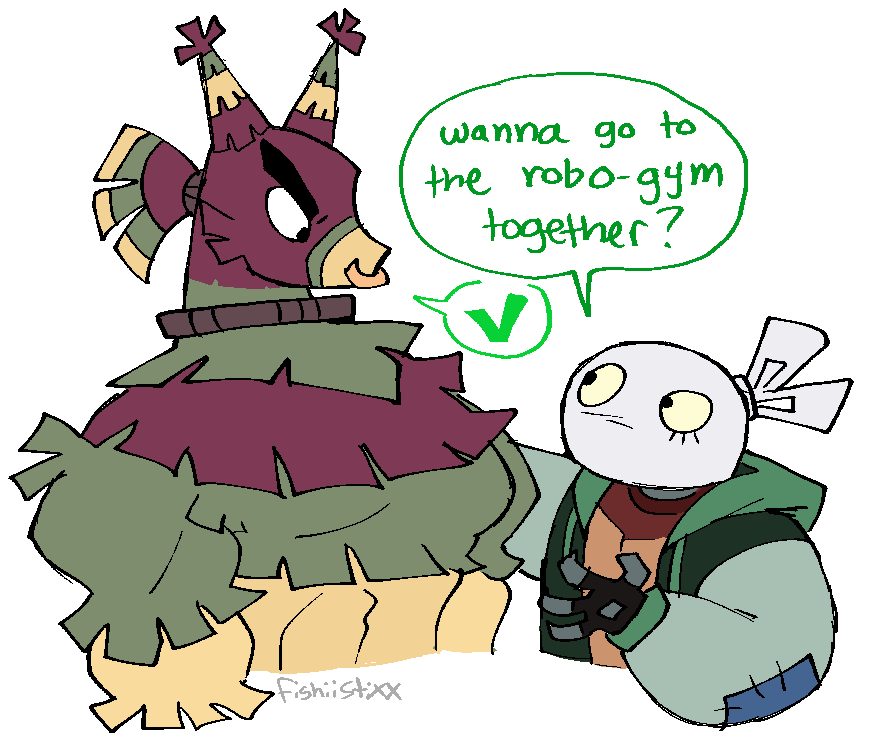 they can hang out sometimes
#meleeniacs