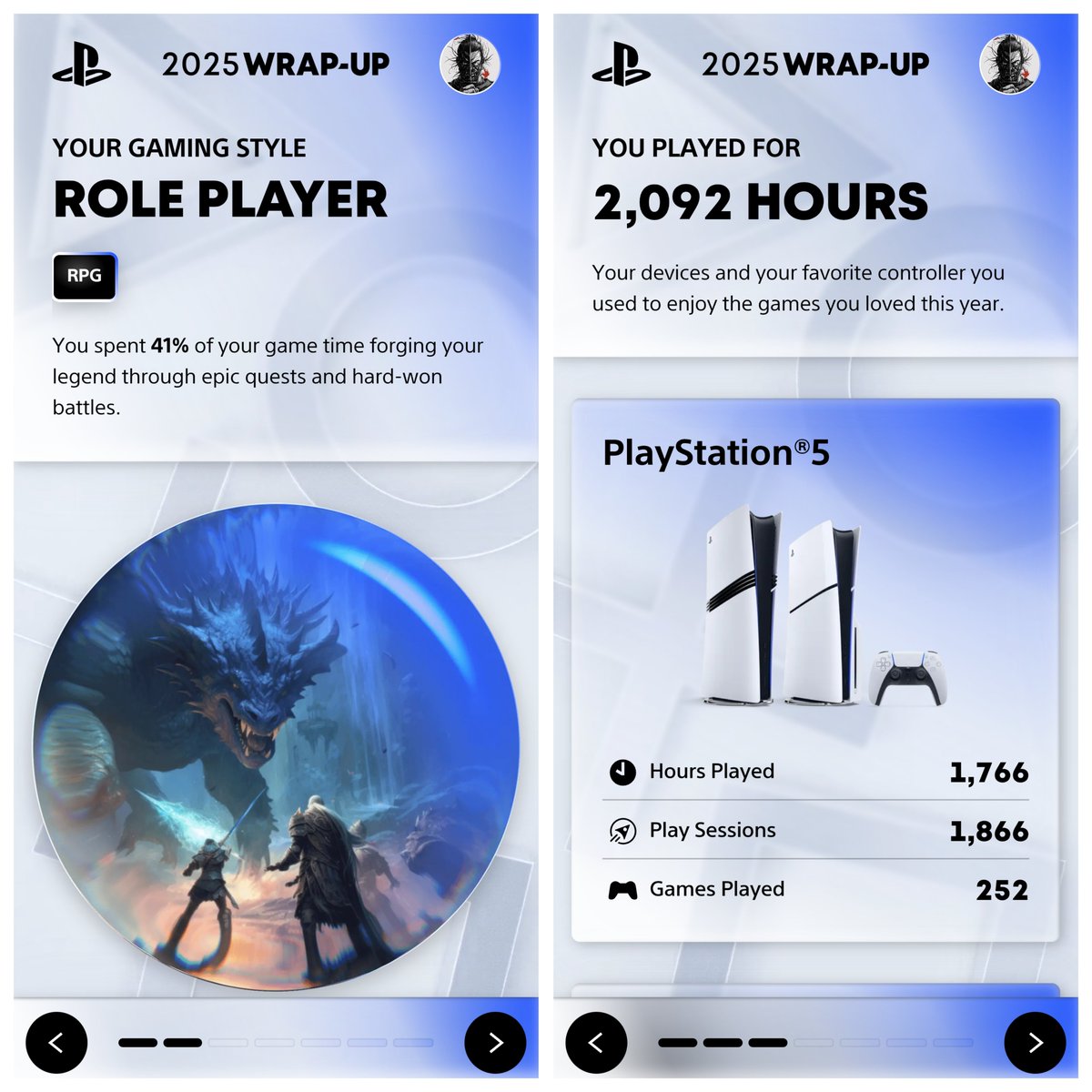 ThePale_'s tweet photo. Our #PlaystationWrapped for 2025 me and my brother play on the same account so his kids play Roblox a lot lol and most of the play time is from his side and Wow 12 years with PS Plus Goddamn! https://t.co/fe7eAY831m