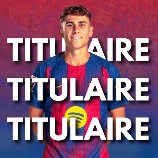 🚨🚨 OFFICIEL ! Fermín est TITULAIRE pour affronter Francfort ! 🔥

• Coup d’envoi 21h ! 💙❤️