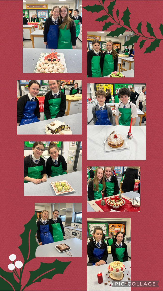 HeOlspck's tweet photo. Our Year 10 OLSPCK finalists shine once again! Congratulations to Bethany Hannon in 10-3 who won the competition with her chocolate orange Santa inspired cake. Well done bakers 👏 https://t.co/swfRtgtn2Z