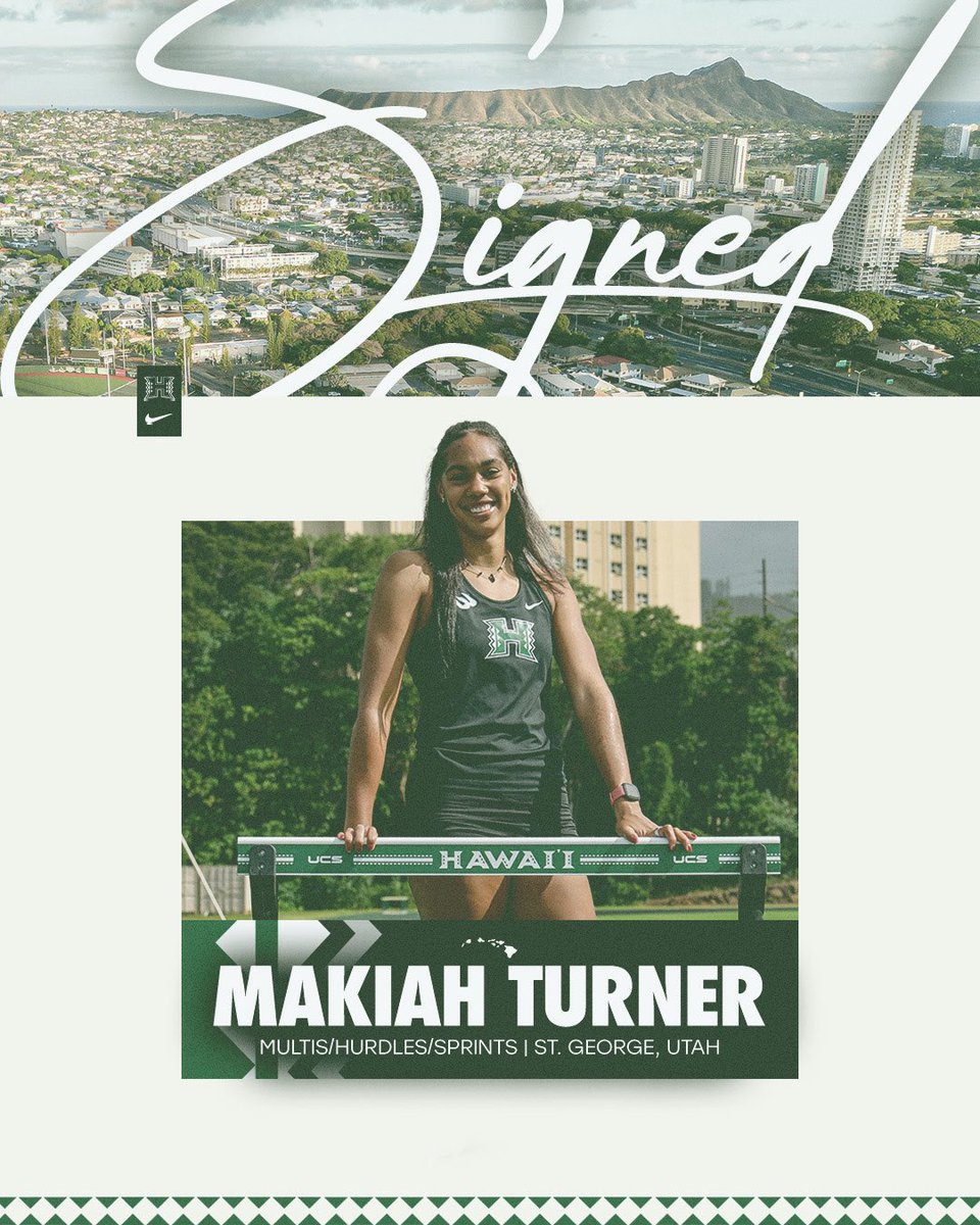 A do-it-all athlete from Utah is headed to Mānoa 👊

Welcome to the ‘ohana, Makiah!

#GoBows