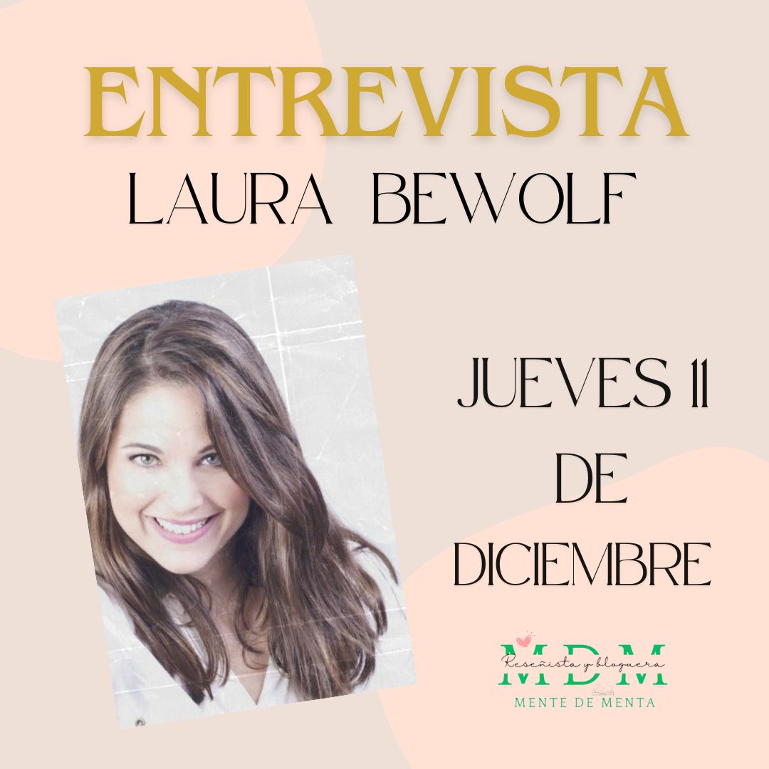 Este jueves tenéis nueva entrevista. Podréis conocer mejor a Laura y saber cositas sobre su novela. Muy atentos al jueves 😊