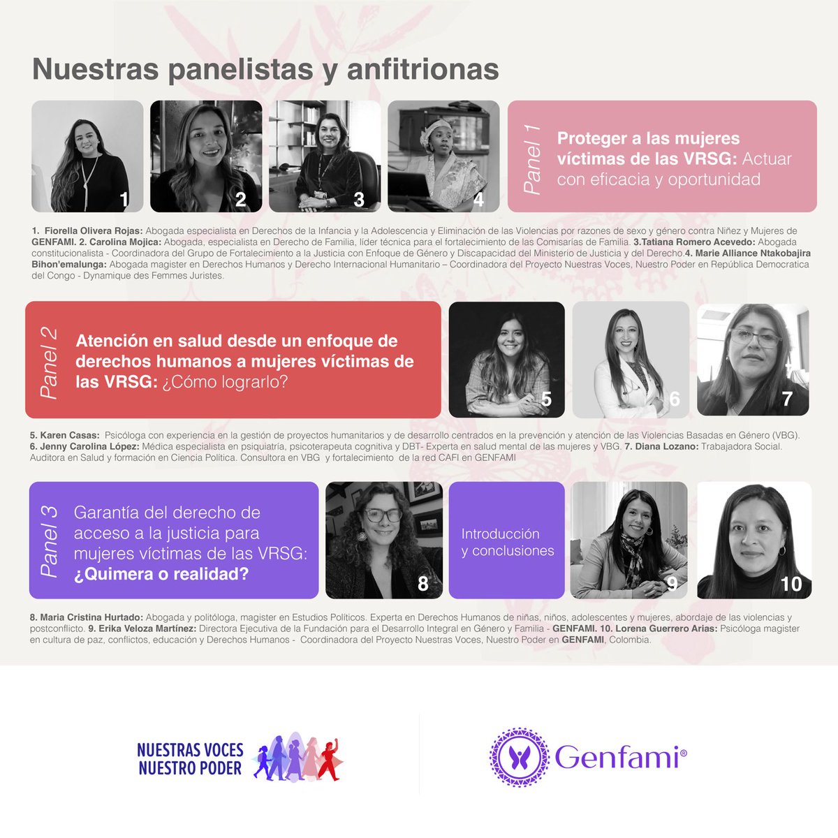 Estimadas/os amigas están cordialmente invitados a este webinar mañana a las 6 de la tarde analizaremos crítica e interdisciplinariamente las violencias contra NNA y mujeres desde la perspectiva de derechos humanos, sexo- género  la prevención, atención y el acceso a la justicia.