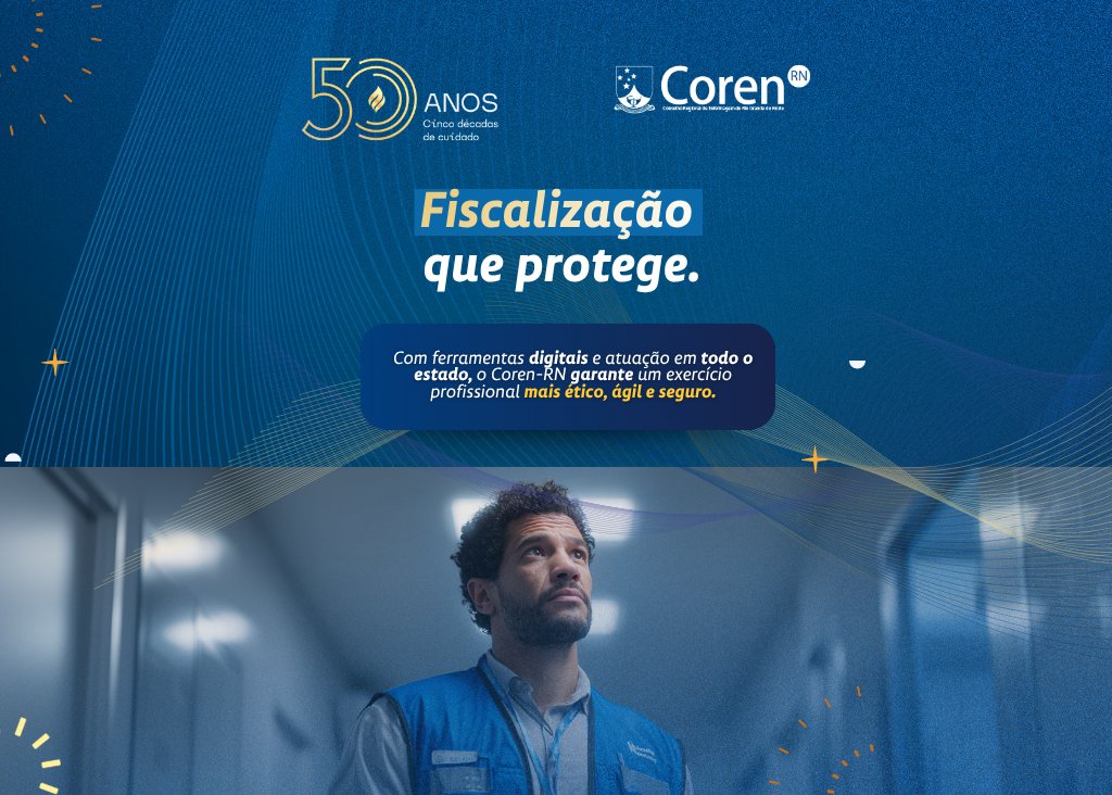 CorenRN's tweet photo. ✨ O futuro da Enfermagem potiguar é agora.
 Cinco décadas de história, conquistas e compromisso com quem faz a saúde acontecer,  e um novo ciclo começa, ainda mais forte, moderno e humano. https://t.co/newOtOLON2