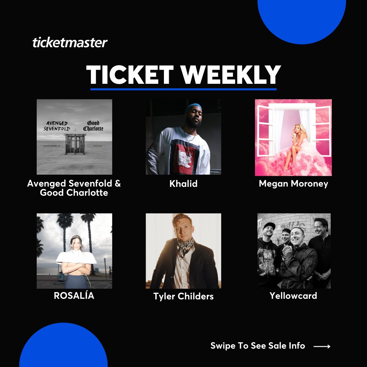 Bricksroll's tweet image. This just in 🚨 More tours, more fun, more unforgettable memories 🎶 Here’s a look at some of the hottest tours going on sale 🎫

Scroll for tour and onsale date details.