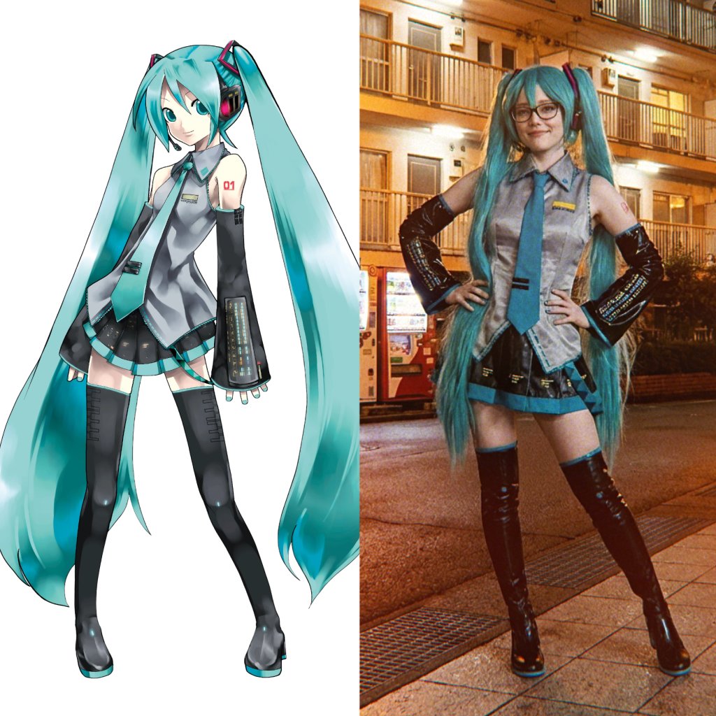TeachingModel's tweet image. I just heard that Hatsune Miku is going to be projected on the Tokyo Metropolitan Government Building this new years eve!! She was my Halloween costume this year. Maybe I should dust it off for new years?
