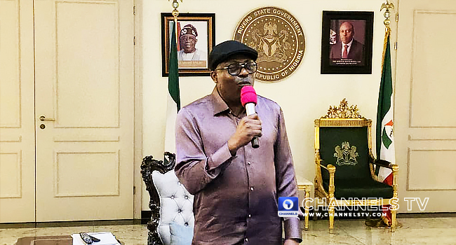 channelstv's tweet photo. ‘We Didn’t Get Protection Where We Were,’ Fubara Defends Defection To APC

https://t.co/niPGBIvkty https://t.co/9va9t1FpAH