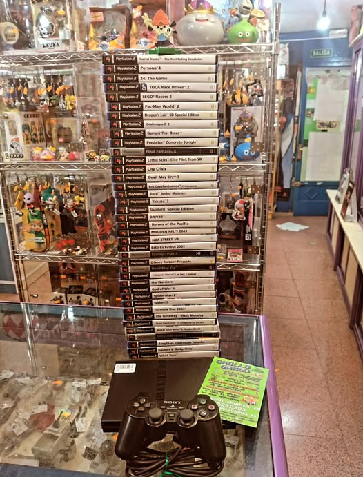 Too much? #sony #ps2 #persona4 #lego #pacman #drakengard #predator #finalfantasy #devilmaycry #cazafantasmas #yakuza #gunbird #chollogames #retrogamecollector #retrogamers #retrogamestore Todos los productos disponibles en nuestra web chollogames.es