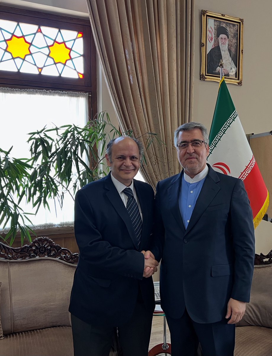 Today, I received and had an amiable constructive meeting with the distinguished Ambassador of Cyprus for 2nd time. We discussed bilateral and protocol-related issues in a looking forward approach &amp; emphasized on broadening working relationship between Protocol dept.&amp;the Embassy.