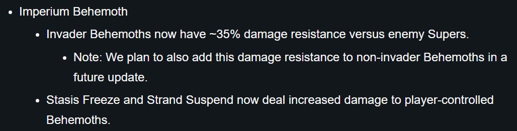 Daestrix's tweet image. What dev got supered in his behemoth and decided this was needed lol