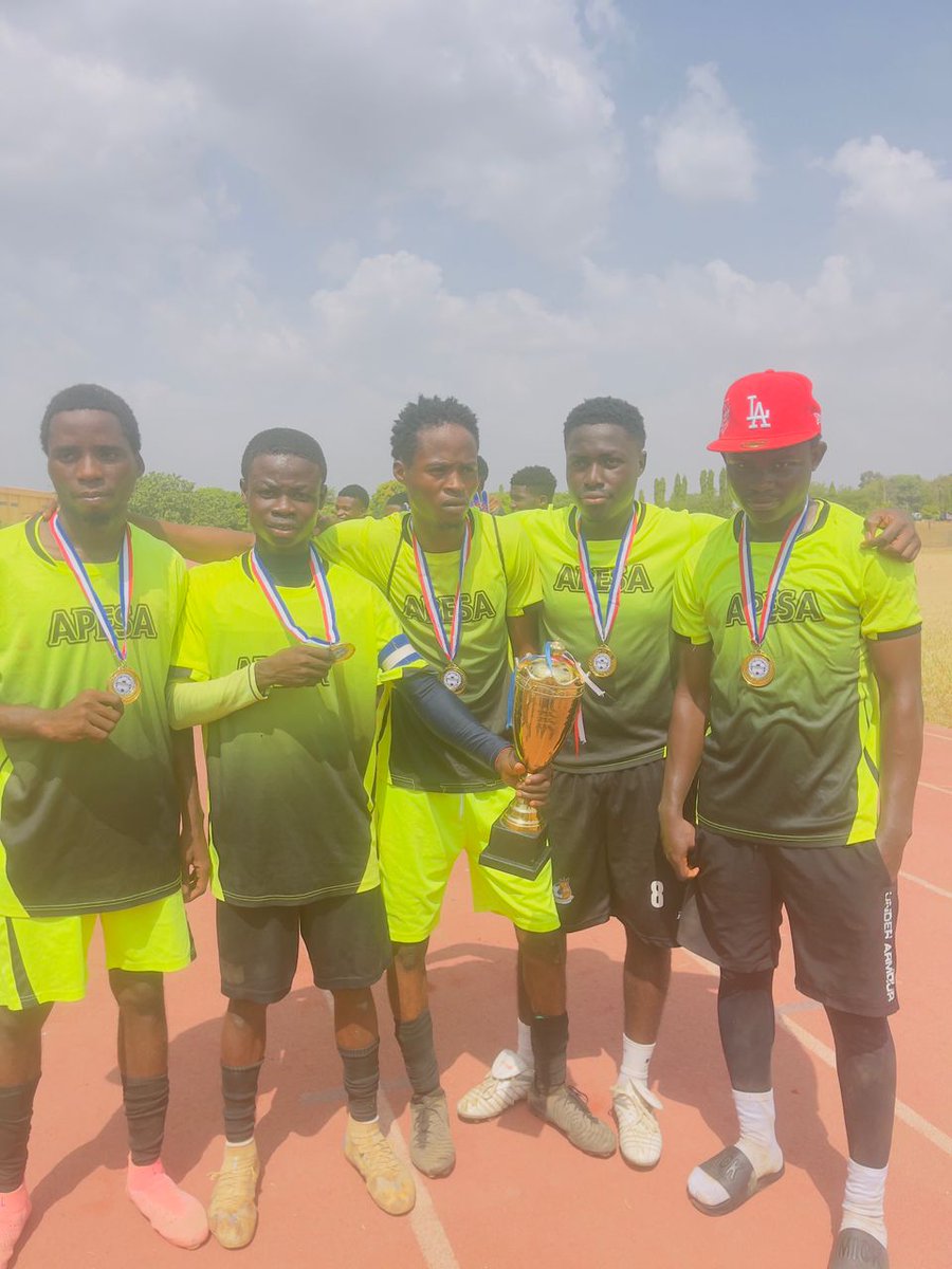 ApesaUil's tweet photo. - Fans — The 12th player in the stadium, your support paid off.
You didn’t just bring the cup home. You made sure APESA still dreams of winning it next year.
#Apesawolves Forever on top!
3/3 https://t.co/gpOJ8OPtsi
