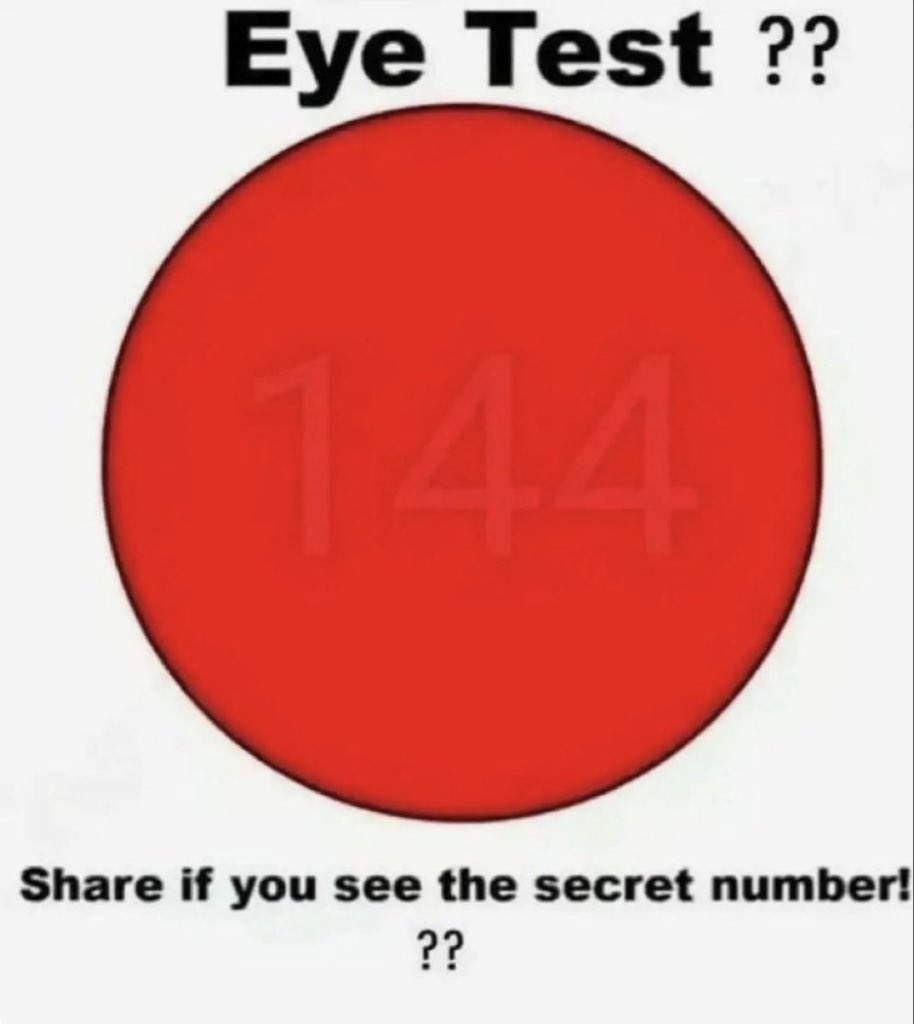 Can you see the secret number?