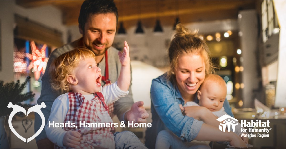 Together, we can lift local families and surround them with the support they deserve.
Join us in giving through Hearts, Hammers, and Home. 💙🔨🏡 
Your kindness can help a family step closer to home habitatwr.ca/site/holiday