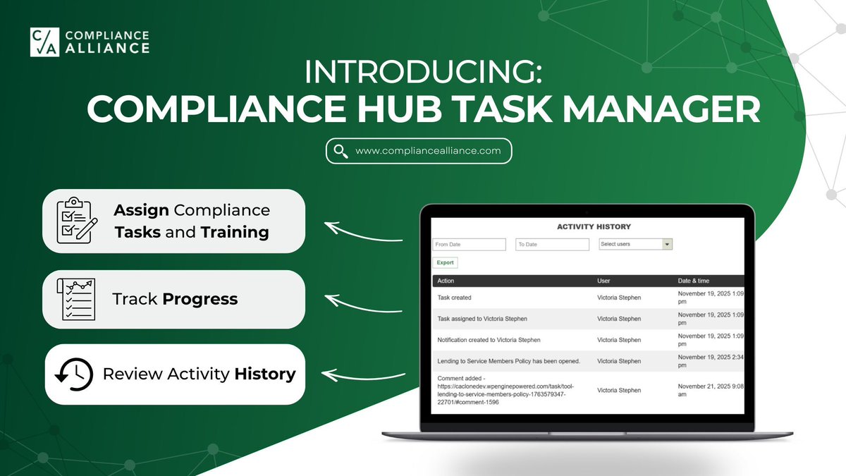 Compliance Alliance tweet media