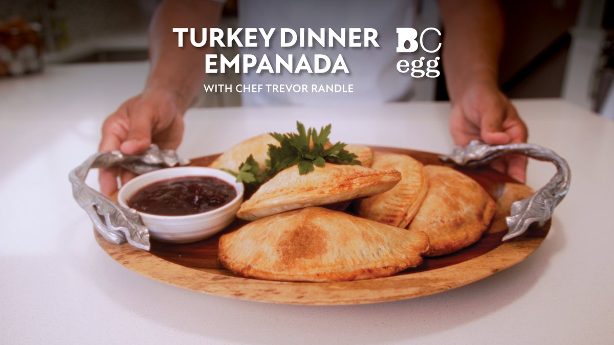 Holidays are just around the corner which means lots of good food, and lots of leftovers! Make the most of your turkey dinner with our Turkey Dinner Empanadas. 

Watch as Chef Randle shows you how on our website at  bcegg.com/recipes-posts/…