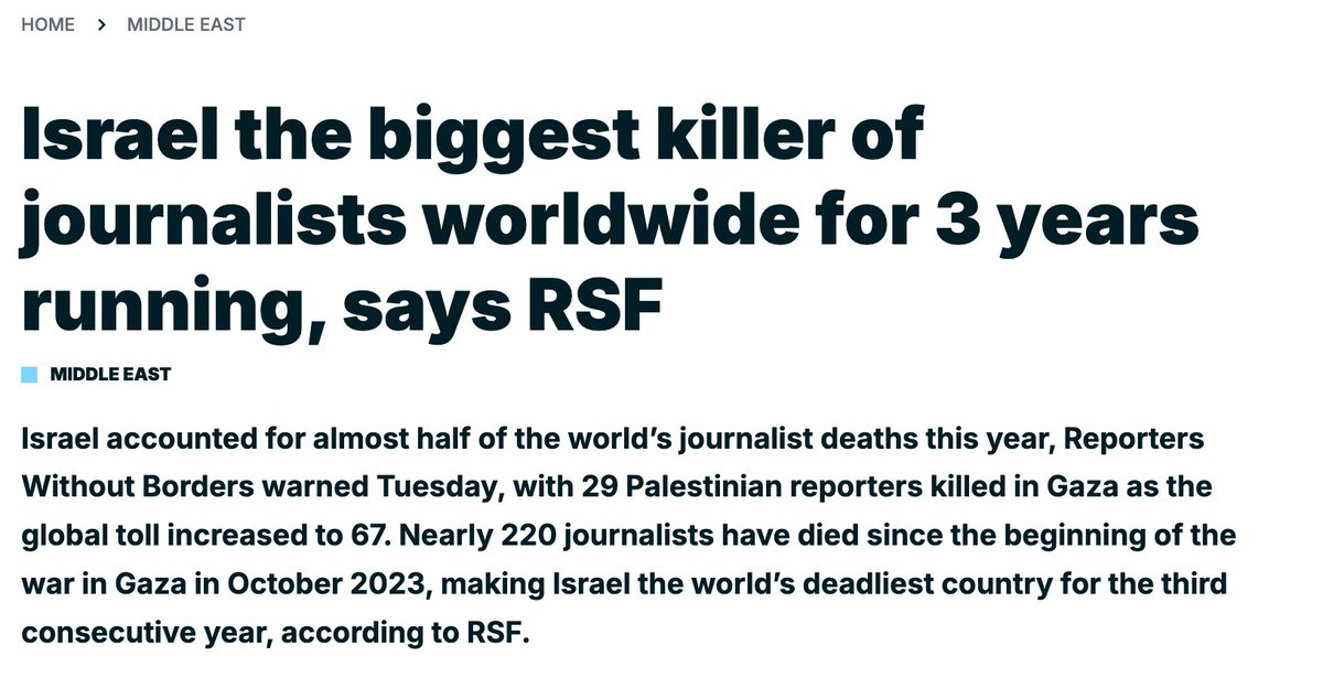 Never forget the many prominent Western reporters who stayed silent as the greatest slaughter of journalists in history unfolded.