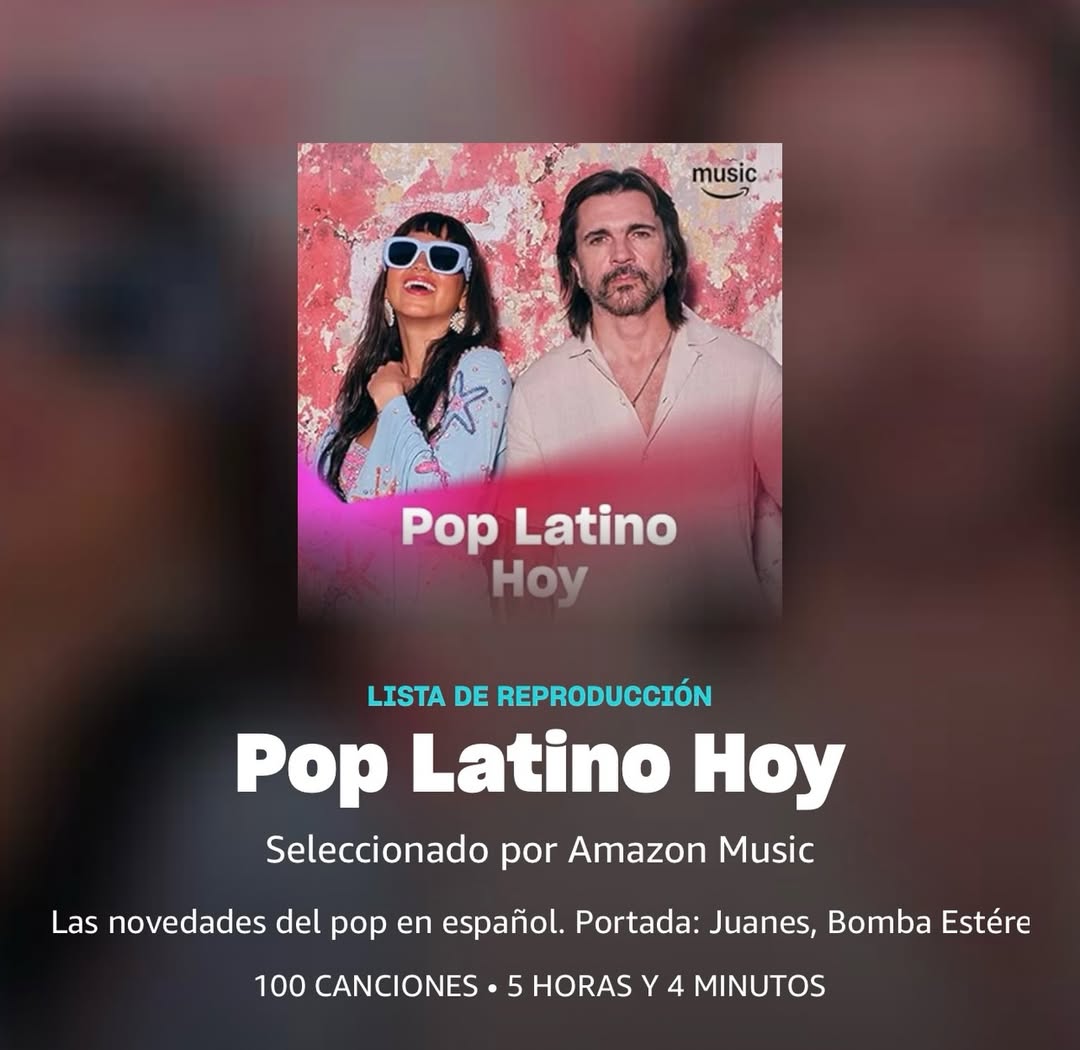 MaferTeam's tweet photo. Muchas Felicidades a Mafer González por su sencillo “24” ya que  entró a la playlist “ Pop Latino Hoy “ de @amazonmusicmx  .
 Los invitamos  a escucharla, agregarla y dejarse llevar por esta historia hecha desde el alma. 🎧✨ .
@mafergonzalez https://t.co/xtZxrVzZEQ