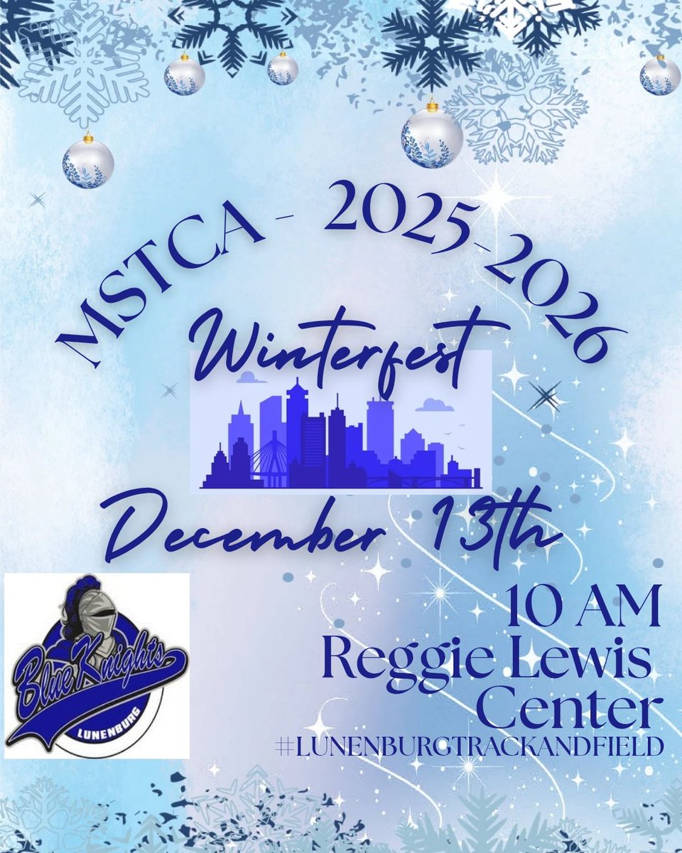 Our 2025-2026 Indoor Track &amp; Field season is under way with more than 60 athletes, including 18 seniors. First up, MSTCA Winterfest at Reggie on Sat, Dec 13th. Then we head to a League Invitational Meet at Fitchburg next Wed, Dec 17th. 

Let's Go Knights!!
#lunenburgtrackandfield