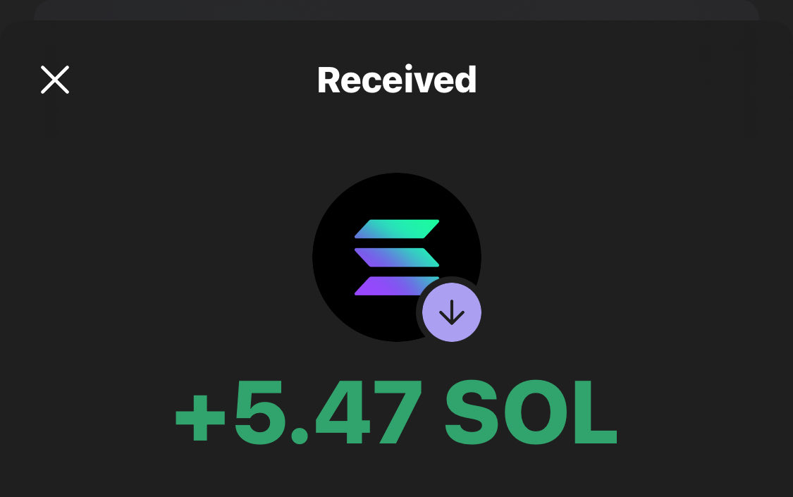 SOMEONE WHO RT AND REPLIES IS SEEING +5 SOL IN THEIR WALLET