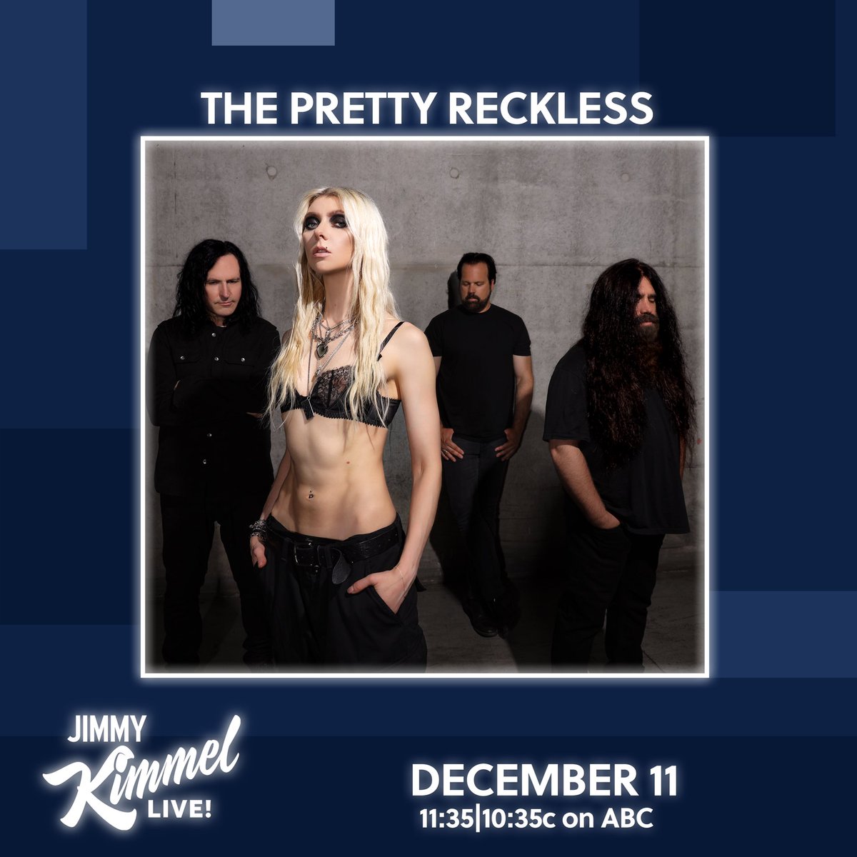 This Thursday! We’ll be performing on <a href="/JimmyKimmelLive/">Jimmy Kimmel Live</a> 🔥 Tune in Dec 11th at 11:35|10:35c on <a href="/ABCNetwork/">ABC</a> 📺🎄