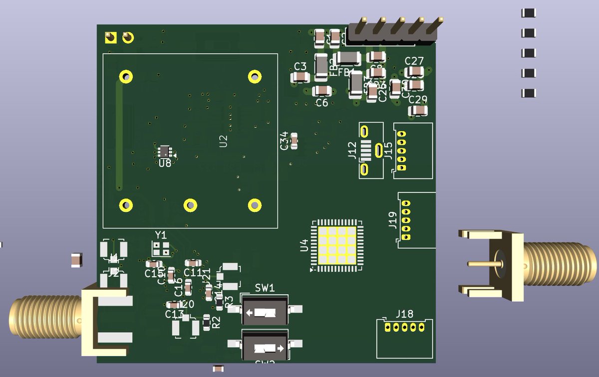SheroyTata's tweet photo. Space is filling fast, its unlikely i will be able to get all the connectors to the STM32 in… likely will have to resort to pin headers https://t.co/vtEvGMXMLM