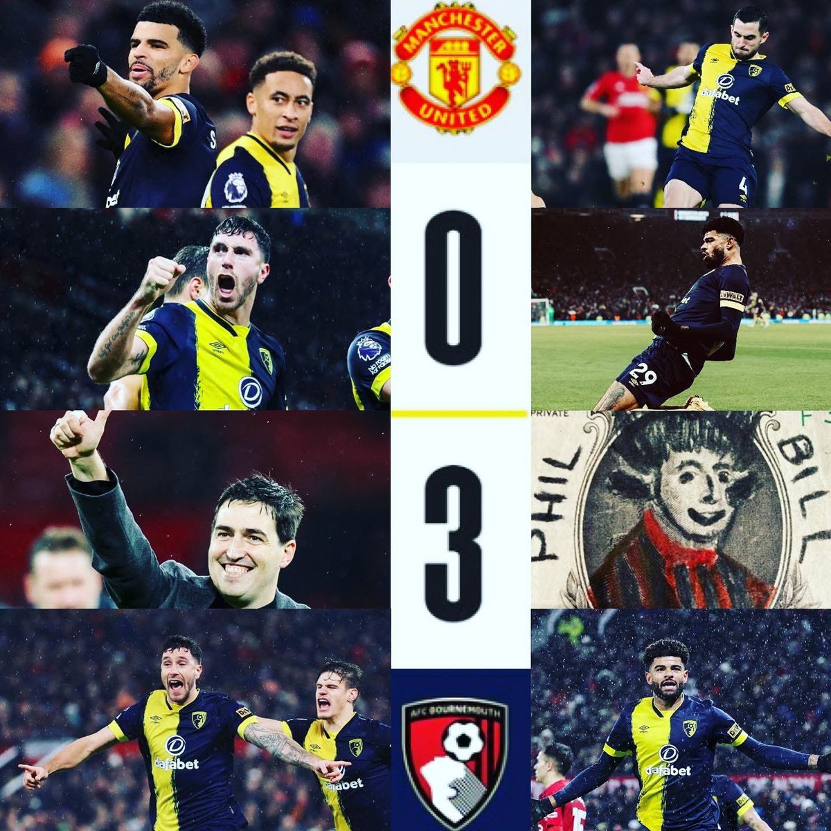 Happy victory at Man Utd day…. That’s all… #afcb