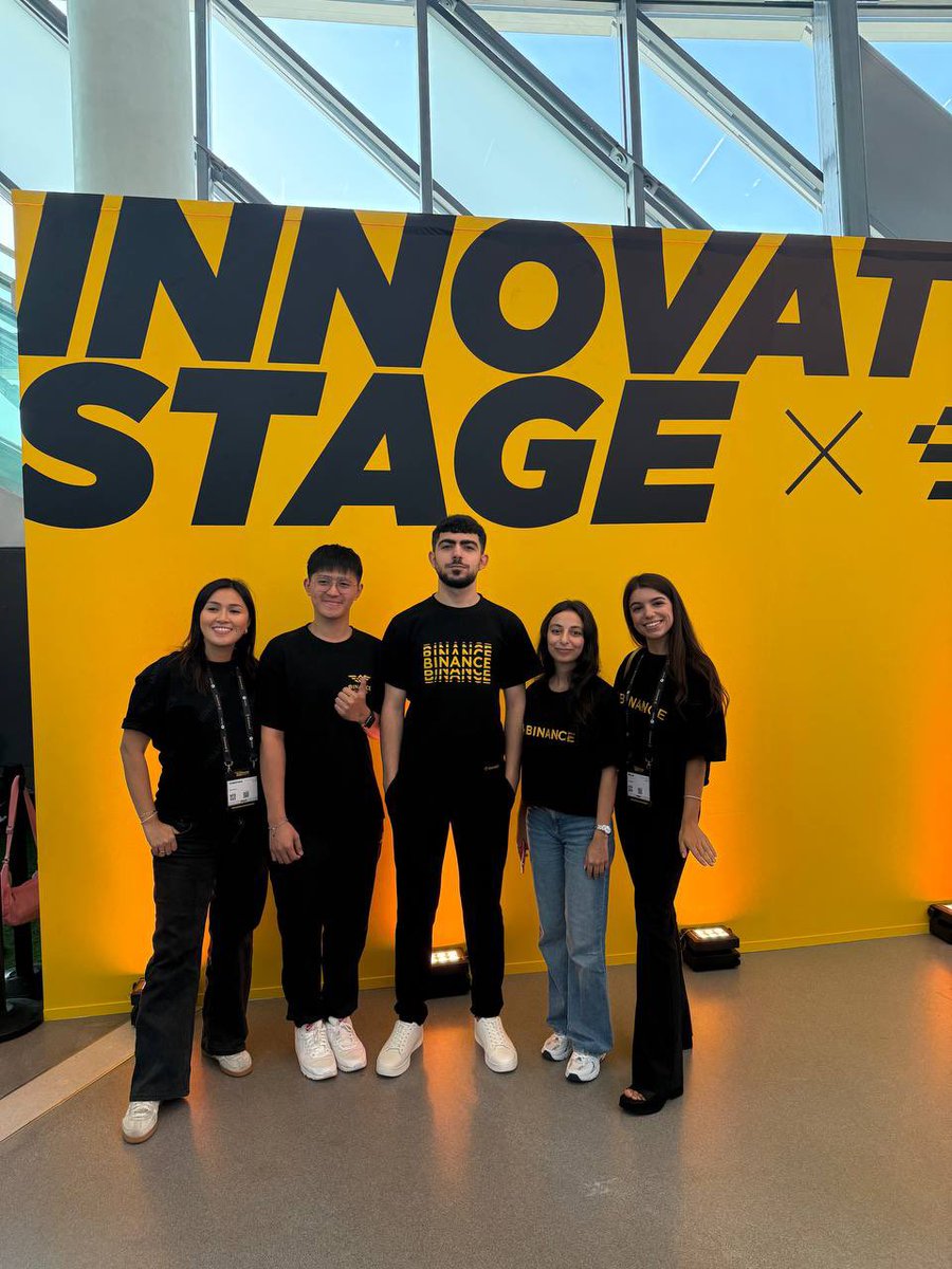 Thank you <a href="/binance/">Binance</a> for the invite! Honored to represent the MENA region and share my journey as a Binance Angel🪽on the Innovation Stage. Huge thanks to my amazing team, Angels,and everyone who believed in me. #BinanceBlockchainWeek2025 was a hit 🔥 Binance, you did it again! 🚀