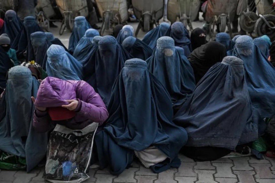 The Taliban has ruled that women can’t show their faces in public. 

They can’t speak or sing (have their voices heard) in public.

The erasure of Afghan women and girls is happening in real time, and it seems like nobody is willing to step up to stop it.😡💔🙏