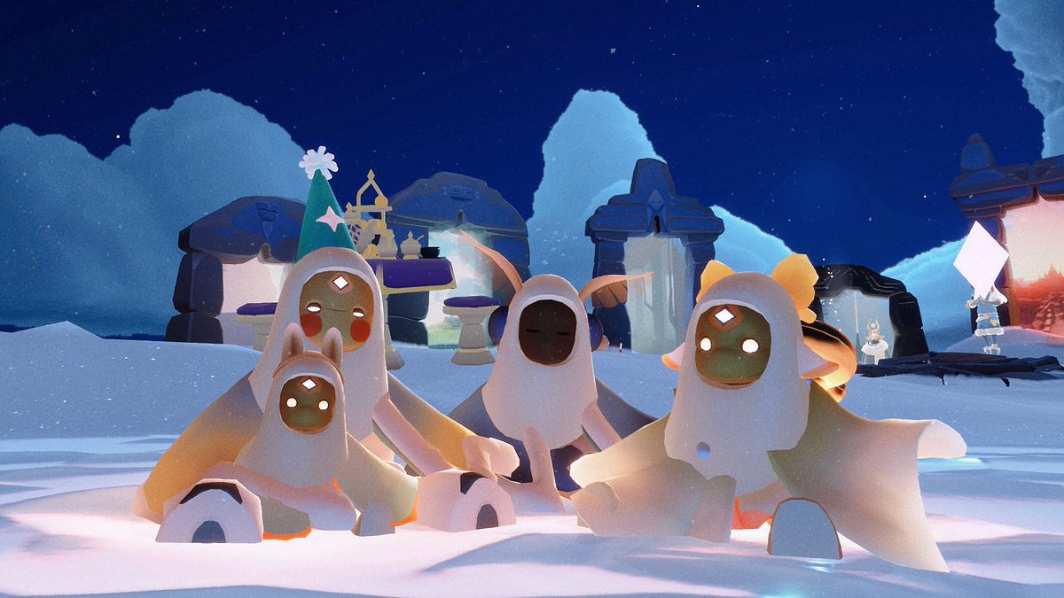 しょこの皆様と素敵な夜過ごしました、いい夢見られそうです☁️ ₊˚✩⊹