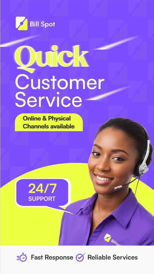BillSpot_app's tweet photo. Our customer services will always be at top priority 👌
#comingso https://t.co/tVXwSvlzsi