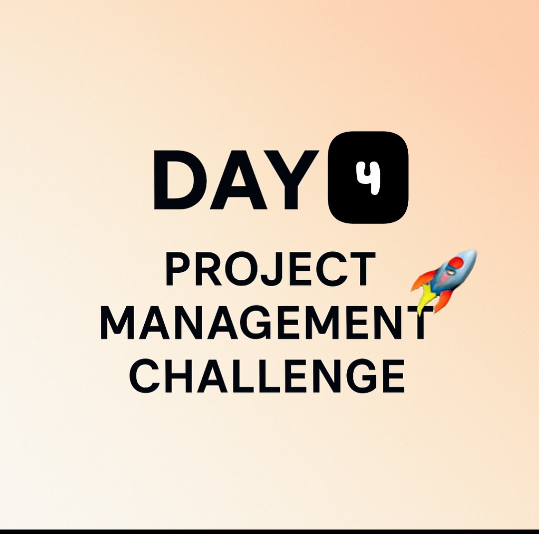 oluwatosin128's tweet image. Day 4 of my Project Management course 
Systems beat stress.Process beats pressure.I’m learning how to work smart, not just hardDiscipline is starting to feel natural.Growth is no longer accidental — it’s intentional. 🚀
@TeaonaX
#ProjectManagement #LearningJourney #30DayChallenge