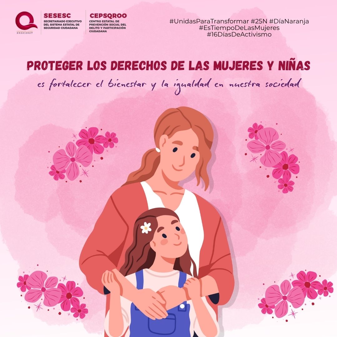 CEPSQROO's tweet photo. El bienestar de mujeres y niñas se construye con la certeza de que sus derechos serán respetados. Luchemos por la libertad de ser, de elegir y de vivir una vida plena, sin miedo a la violencia.
#UnidasParaTransformar #25N #DíaNaranja #EsTiempoDeLasMujeres #16DíasDeActivismo https://t.co/1SGtfoNevp