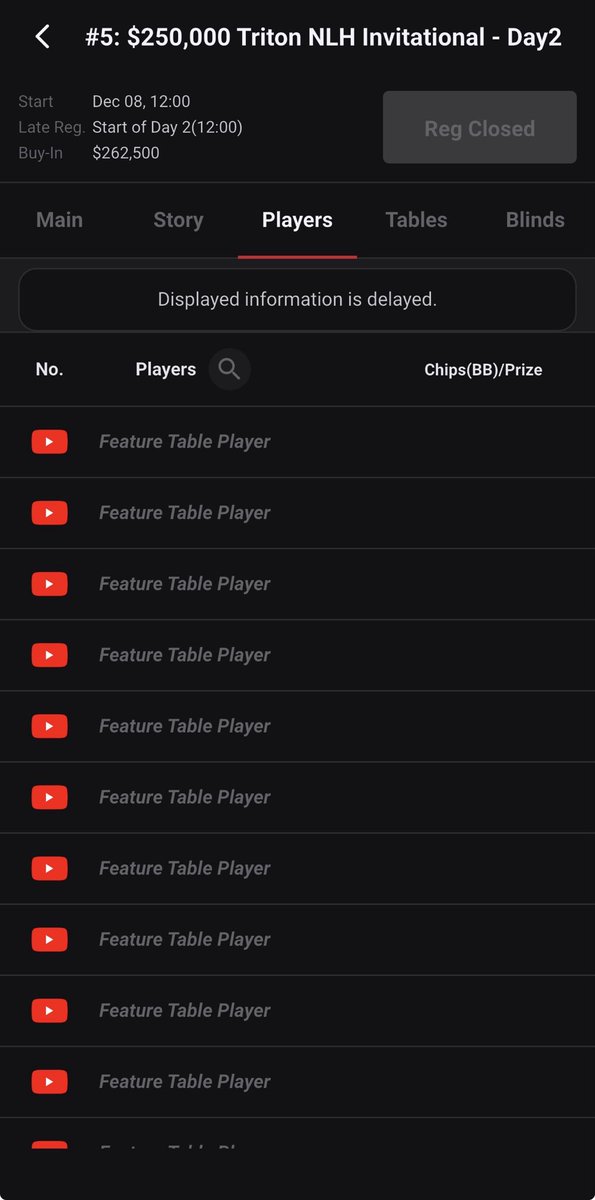 The <a href="/WSOP/">WSOP - World Series of Poker</a> app is so frustrating to use to follow along for poker updates. Layout is awful, filters are awful. Sort by completed MTTs to just look at FTs and winners and it’s an UX nightmare. Just let traditional reporting stay until you have a useable product man