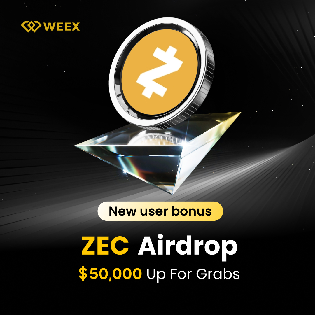 🎁 $Zec <a href="/Zcash/">Zcash 🛡️</a> Airdrop! 50,000 USDT!
📅 End In 6  Days

👉 Join:weex.com/events/promo/s…
👀 Follow: <a href="/WEEX_Official/">WEEX</a>
❤️ RT + LIKE

#WEEXListing #Airdrop