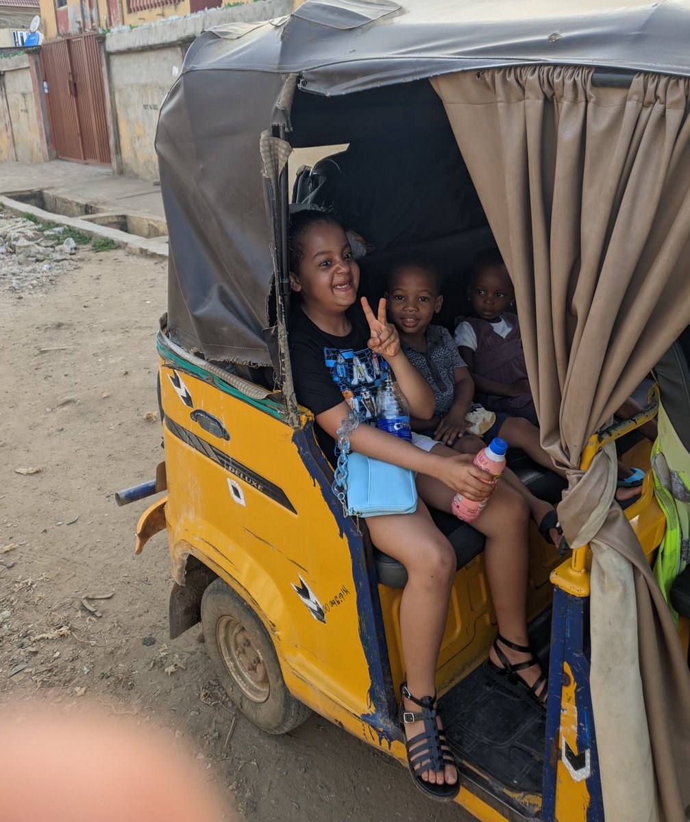 Only1Etubo's tweet image. Amiyah asked when she would be visiting Nigeria next. I said I wasn’t sure yet, then asked what she was looking forward to the most the next time we go to Nigeria.

She responded, “I want to ride on a napep and okada again. I want to do it every day 🥹.” Okada gbe wa de beeee