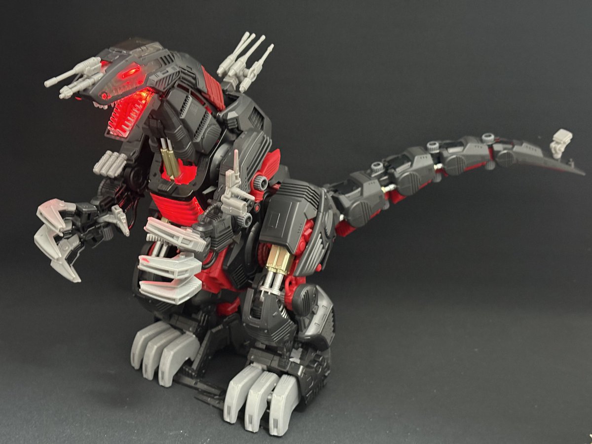 歩行発光OK 　デスザウラー　ゾイド AZ デスザウラーでけた 発光ギミックはやっぱり良いなぁ デカいゾイド