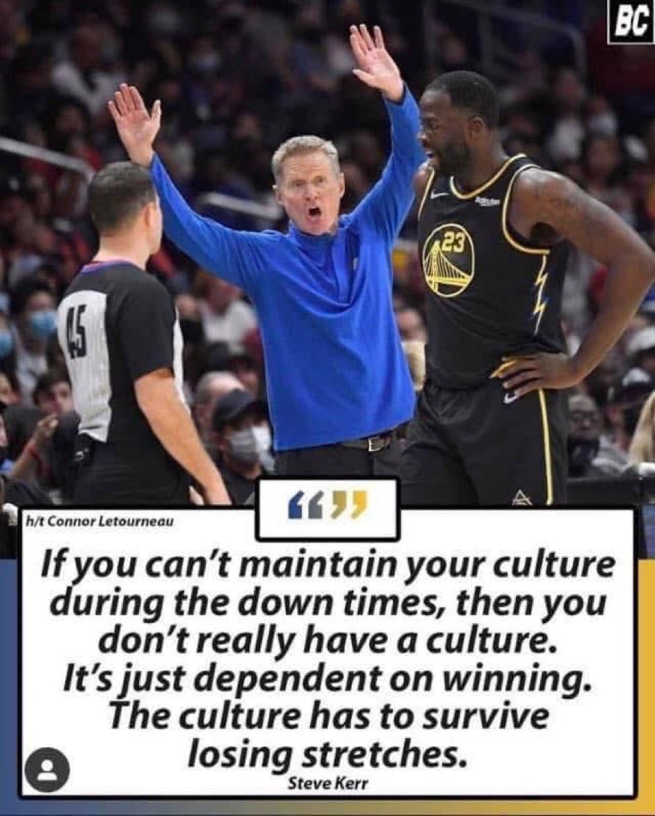 Anyone can Lead when the train is rolling smoothly down the tracks

Any team can claim “Culture!” when things are going well

When you face Adversity is when you see if you are a Leader and you discover if you’ve built a Culture