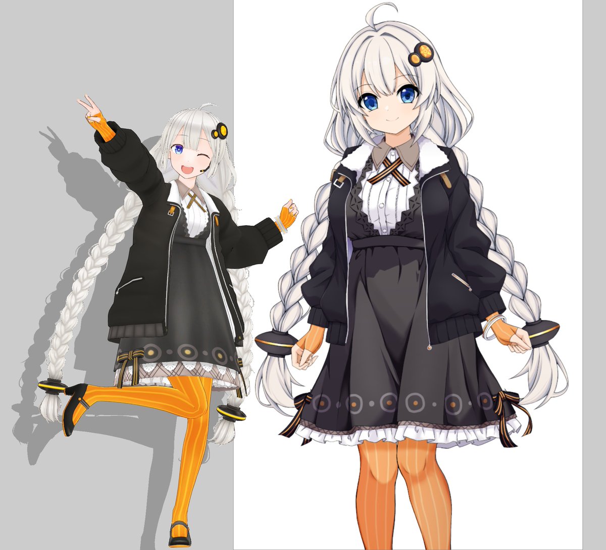 mac_4229's tweet photo. 自分の立ち絵と並べてみるのも面白い https://t.co/Ac3cPa1rt6
