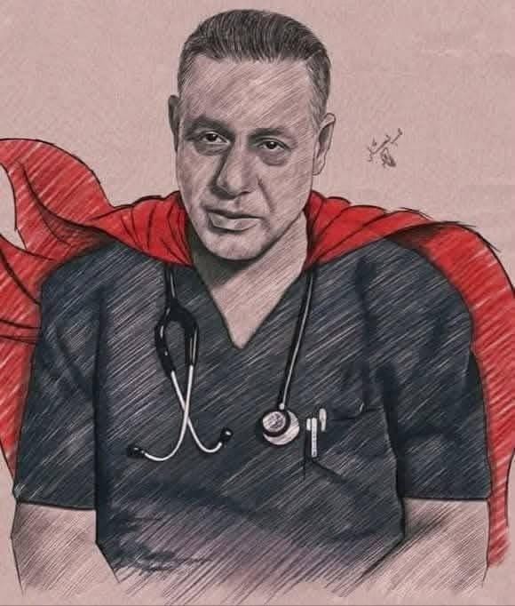 "من سيبقى للنهاية سيحكي القصة كاملة 
تذكرونا فقد قدمنا كل شيء .."
د. حسام أبو صفية