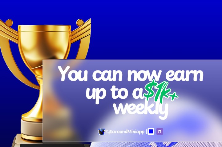 Nifexwrites's tweet photo. You can now earn $1k+ weekly just by playing @aroundMiniapp 🔥

We’re hosting a space tomorrow at 7 PM WAT to break down everything.

The new features, the updates, how to climb the leaderboard all of it.

You don’t want to miss this 🌍🔥

Set your reminder ↓

https://t.co/2uWPHDPvIZ