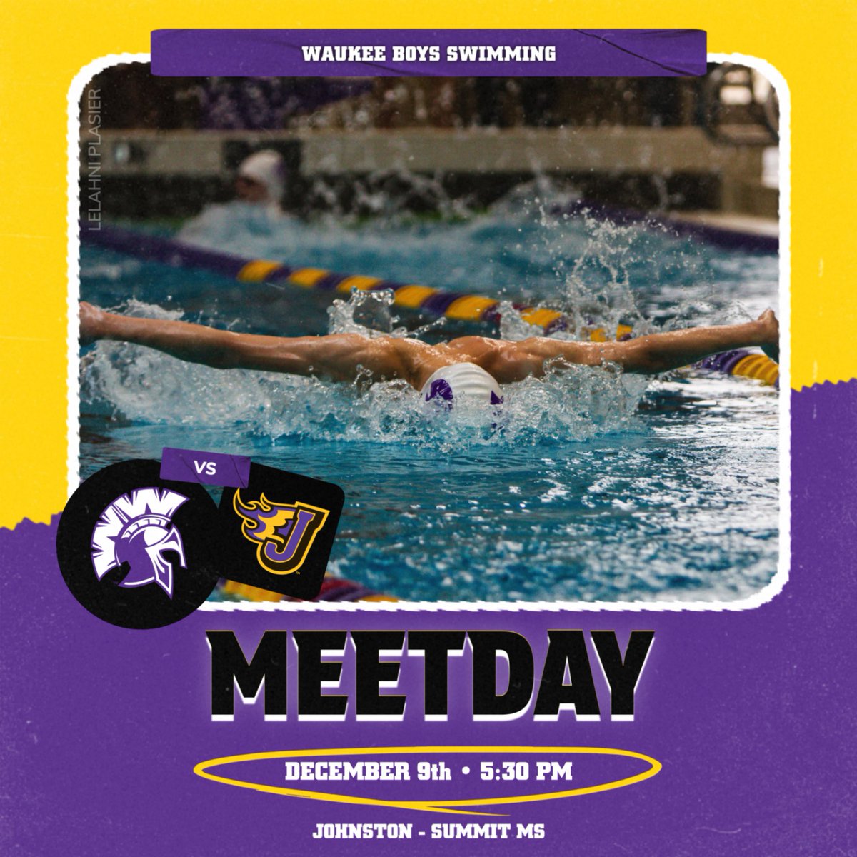 waukee_warriors's tweet photo. The Waukee boys swim team hits the water vs Johnston today! 🏊‍♂️
🕠 5:30 PM
🎟️ Bound Tickets
📺 Stream: https://t.co/qg9VUFpcSv
#GoWarriors https://t.co/tUwdV5kisW