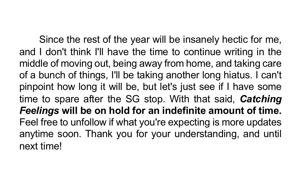 since i don't want to leave unannounced the way i did last time, i have something not-so-important to share before i take another long hiatus.