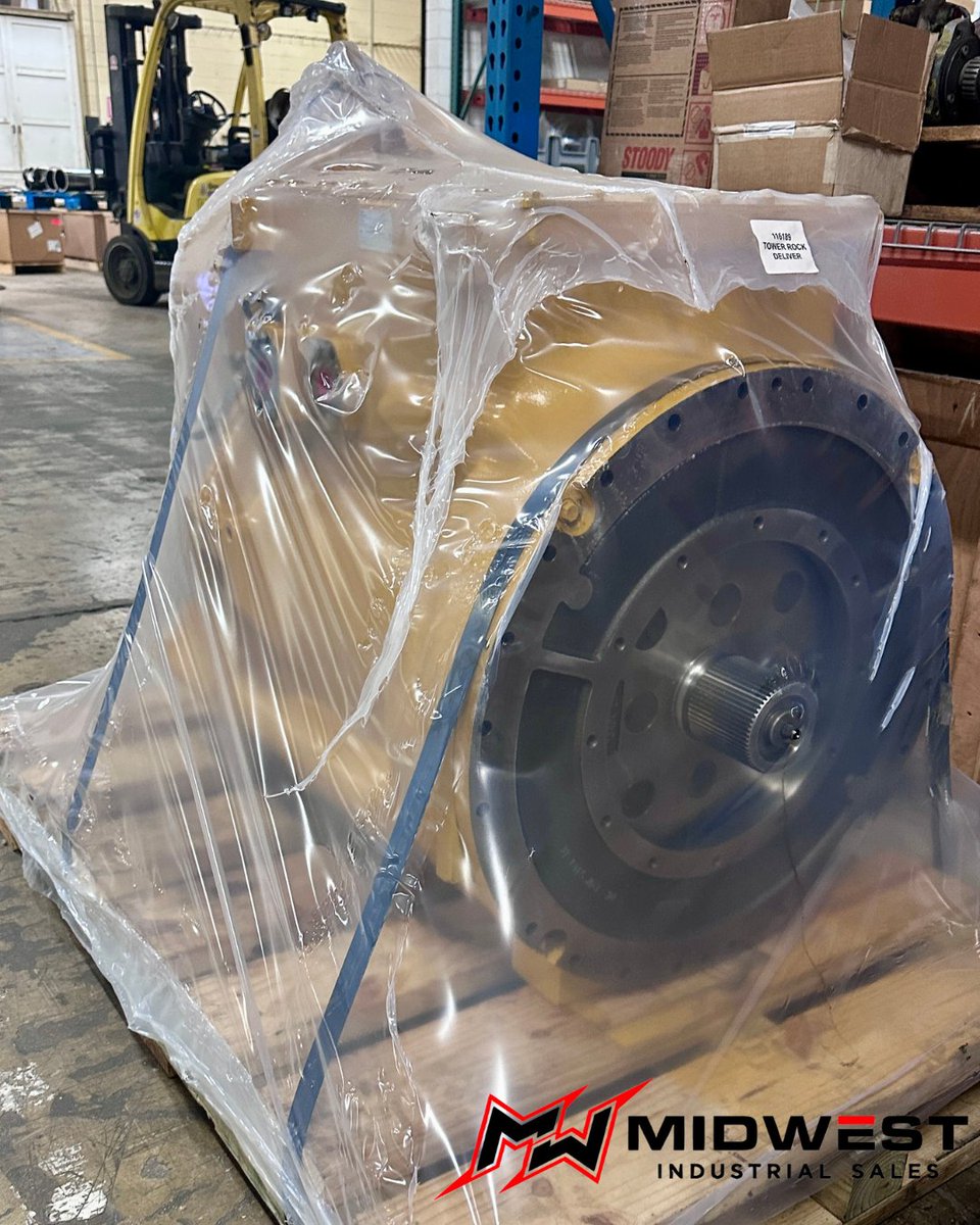 MWISales's tweet photo. This fully rebuilt CAT 775G transmission is officially wrapped up and on its way to Missouri.
Proud to keep your equipment running stronger, longer — that’s the MWIS way.
Call us at 815-423-5961! https://t.co/6bnTGc7UNA