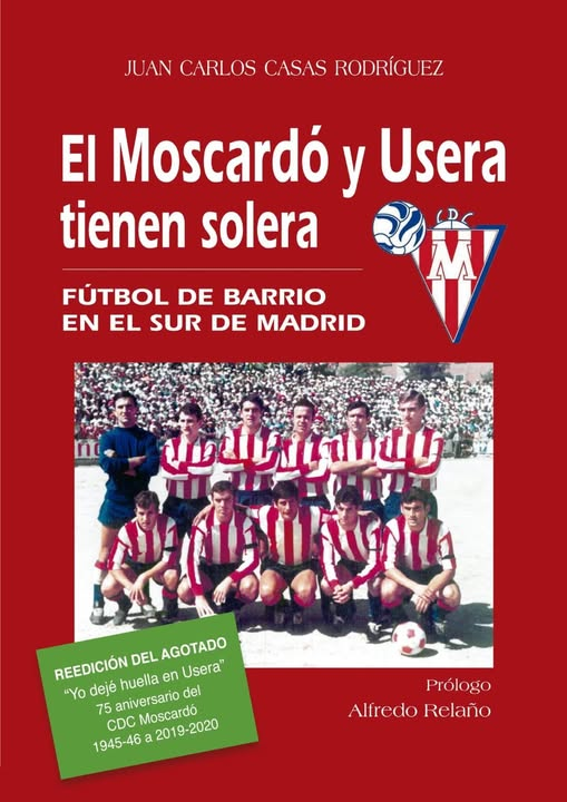 ¿Sabías que…? Nuestro vecino Juan Carlos Casas será el responsable de impulsar el futuro Museo del Fútbol de Madrid.
Periodista y miembro de la Agrupación de Escritores de Usera, es autor de libros sobre la Ferro, el Pegaso y el Mosca.
Un referente del fútbol de barrio y #Usera!
