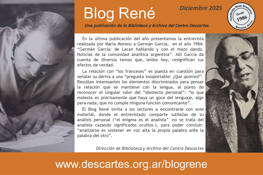 Blog René dicimembre 2025
click aquí: descartes.org.ar/blogrene