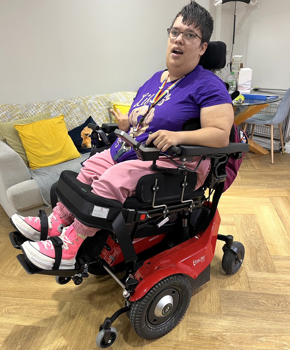 It was lovely to see Lenore recently, who had a new Balder powerchair delivered from us back in the summer ☺️. She chose an F390, our standing powerchair, in Advanced spec! 😀🦼

#AsUniqueAsYouAre #BalderCrew
