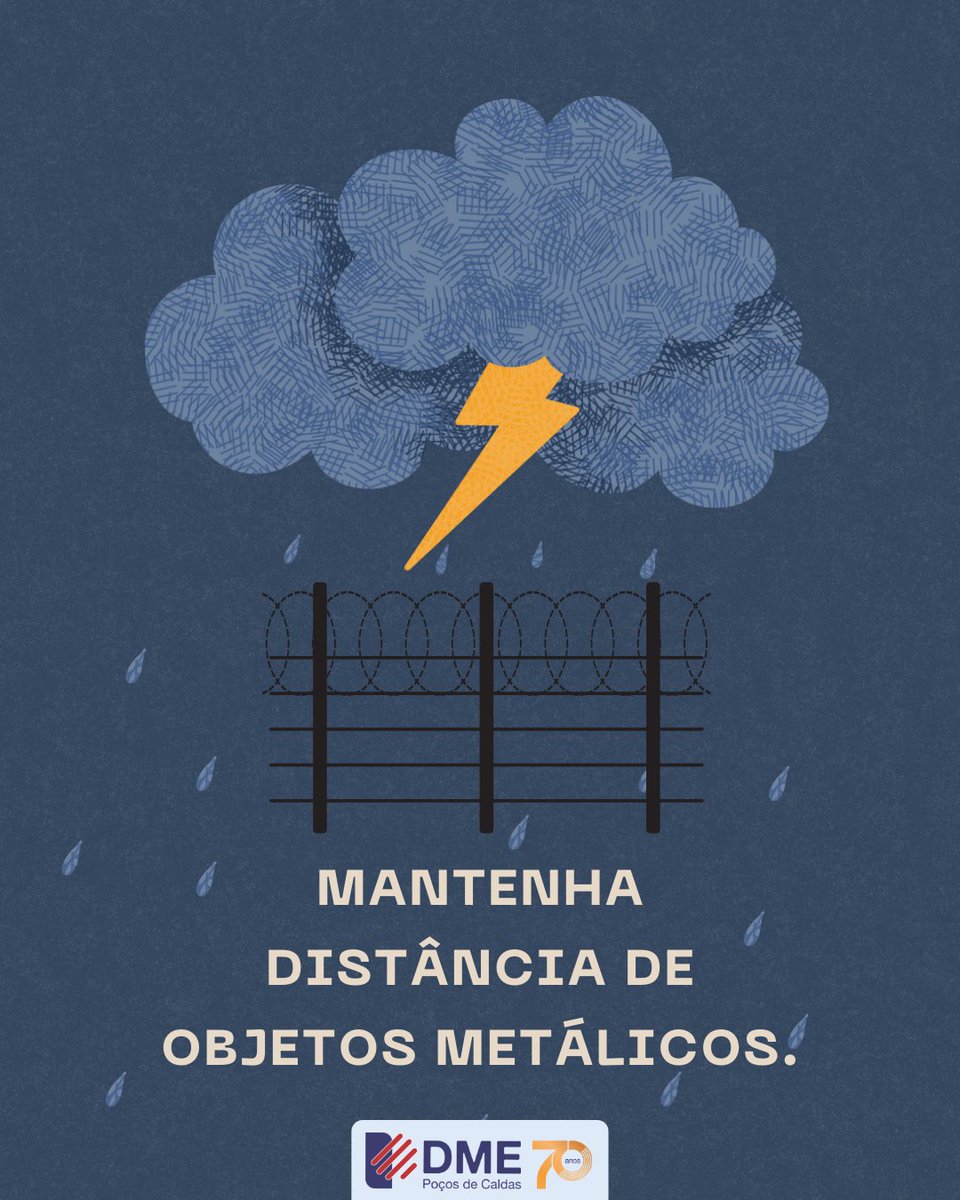 DmePocos's tweet image. Olha a chuva! ☔️🌧 
A intensidade, seja da água, do vento, das descargas atmosféricas, podem trazer algumas questões, por isso, é importante estar atento.
Lembre-se: segurança é tudo.
.
.
#chuva #cuidados #segurança #somosdme #dme70anos
