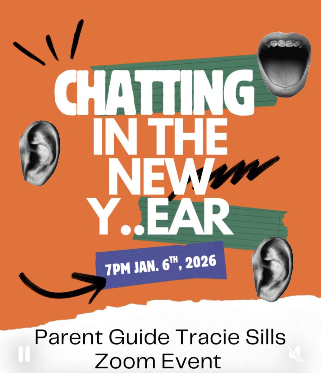 GAHandV's tweet image. 🦻Georgia Hands &amp;amp; Voices, Guide By Your Side Program warmly invites you to "Chatting in the New Y…ear! “zoom event on Tues. Jan 6th, 2026 at 7pm. 

Email tracie@gahandsandvoices.org  for zoom link. This is specifically Tracie’s Guide families.
