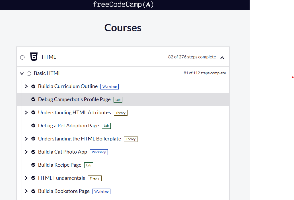 abhaybharti's tweet image. #Freecodecamp Responsive Web Design Certification, complete one more module today.